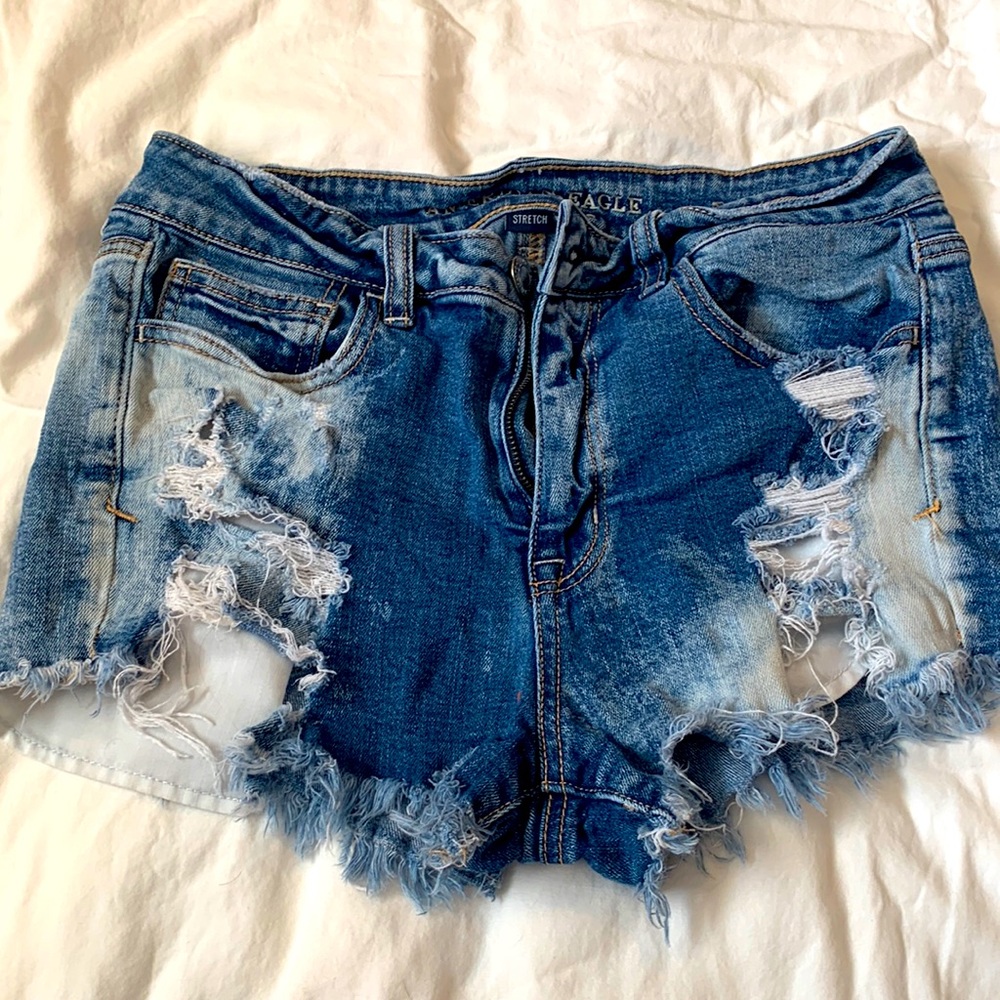 American Eagle Hi Rise Shortie Shorts - Size 10